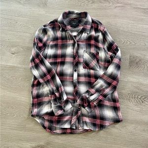 RAILS | Plaid Button Flannel Hunter Black Taffy